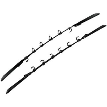 Imagem de UGPLM Suporte para varas de pesca em bagageiro de carro, organizador portátil que economiza espaço no rack de teto, capacidade para 6 varas, ideal para uso