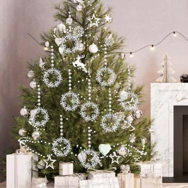 Imagem de Pingente decorativo de vidro de Natal feito à mão - ornamentos deslumbrantes para férias e família