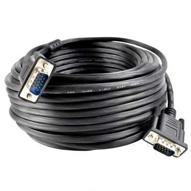 Imagem de Cabo Vga Evus C-044 Hd15 Macho X Hd15 Macho Com Filtro 20,0m
