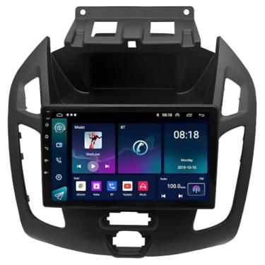 Imagem de Alikali Estéreo automotivo Android 13 Double Din de 9 polegadas, adequado para Ford Transit Connect 2014-2018 IPS com Carplay sem fio, Android, receptor de áudio automotivo, WiFi, GPS, Bluetooth, AHD