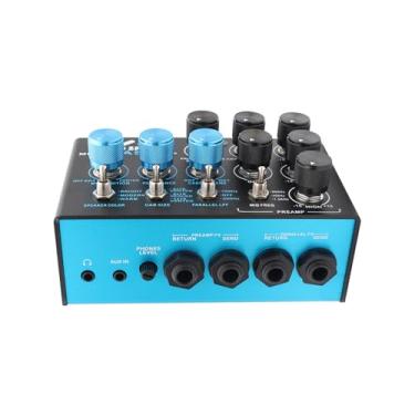 Imagem de Diydeg Pedal de Efeitos de Baixo, Pré-amplificador Profissional Com Controle Médio Semiparamétrico de Equalizador de 3 Bandas, Cadeia de Sinal Paralelo, Simulador de Cabine de Baixo,