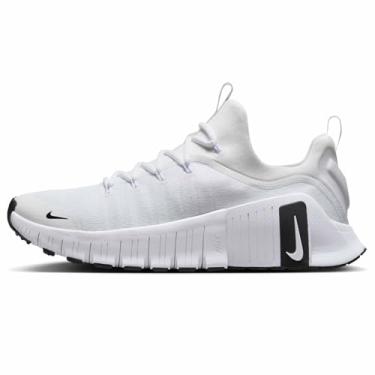 Imagem de Nike Free Metcon 6 (Team Bank) Tênis de treino masculino (HM3754-100, branco/preto), Branco/Preto, 44