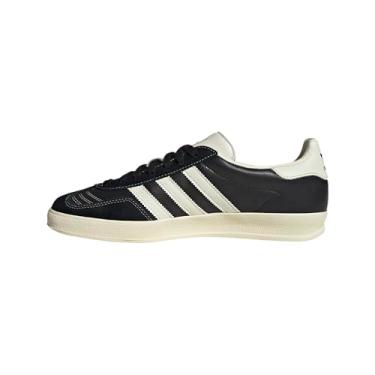 Imagem de adidas Tênis masculino Cblack/Crewht/Goldmt Gazelle Indoor Core blackCream Branco/Dourado, Multi, 12 Wide