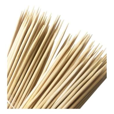 Imagem de 2X Espeto Palito Bambu Petisco 15Cm Pct Com 500 Unid