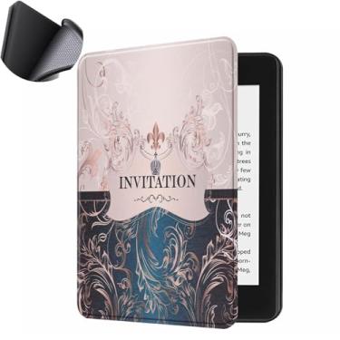 Imagem de Yzlvigrous Capa para Kindle Paperwhite 12th/Coloroft Signature Edition 1ª Geração 2024, Tampa Traseira de TPU Macia de 7 Polegadas com Sono/despertar Automático, Modelo: SA569P/SA568B/SA59CP