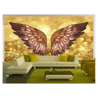 Imagem de Papel De Parede 3D Arte Asas Selfie Insta Cores 3,5M Tra210 - Você Dec