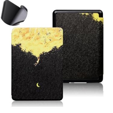 Imagem de Yzlvigrous Capa para Kindle Paperwhite 12th/Coloroft Signature Edition 1ª Geração 2024, Tampa Traseira de TPU Macia de 7 Polegadas com Sono/acordamento Automático, Modelo: SA568B/SA569P/SA59CP