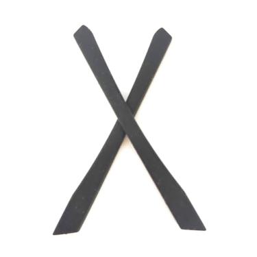 Imagem de Locitudde Meias de borracha de substituição para óculos Oakley OX5132 OX8132 OX8165 Armação de óculos de sol 1 par, Preto, 73mm