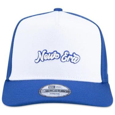 Imagem de BONÉ NEW ERA KIDS 940 SN CORE NEV23BON106 JUVENIL BRANCO AZUL-Masculino