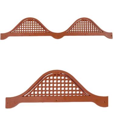 Imagem de 3 Passarinheira Marrom Grade Para Telha Fibrocimento - wl ornamentos