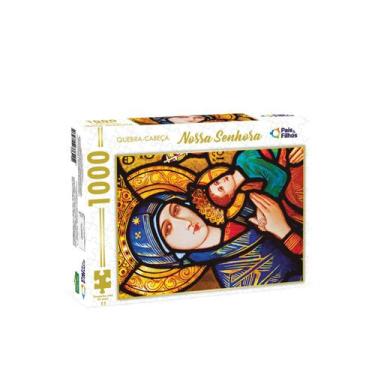 Imagem de Quebra-Cabeça Nossa Senhora 1000 Peças Alta Definição em Papel Cartão 