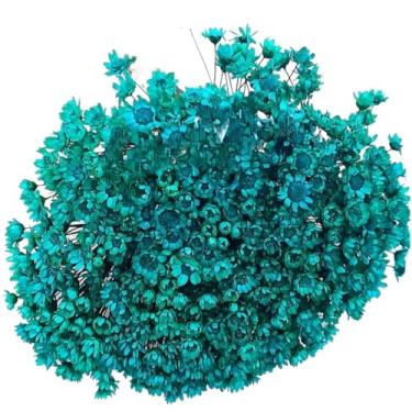 Imagem de Buquê de 300 Florzinhas, Sempre Viva e Mosquitinhos, Decorativo para Casa e Festas(Verde Esmeralda)