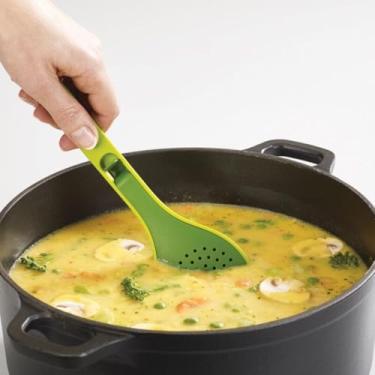 Imagem de Colher Infusora Para Tempero Multifuncional, Dilui para Saborizar Comida e Suporte para Ervas, Chá, Comida Sabor, Moderna Para Cozinha, Colher Para Infusão Com Design Perfurado