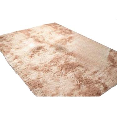 Imagem de Tapete Para Sala Quarto Peludo Felpudo 2,00x1,50M (Bege)