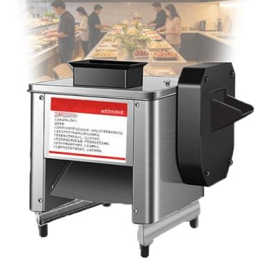 Imagem de Fatiador EléTrico De Carne De 850w,MáQuina De Fatiar Com LâMina De AçO InoxidáVel AjustáVel Em 3 Velocidades Para FáCil Limpeza Para Frango,Carne Bovina,Frutas E Vegetais