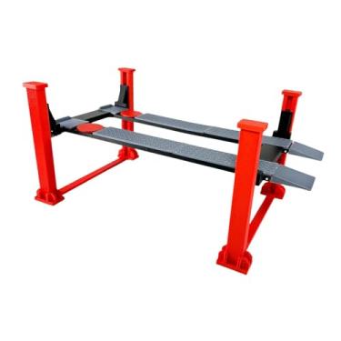 Imagem de menolana Plataforma elevatória em miniatura para RC, portátil, suporte para carro RC, para de trabalho de reparo de crawler em escala 1/18 com elevação, Quatro Posts