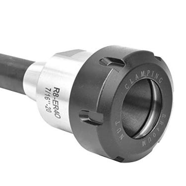 Imagem de Akozon Suporte de Mandril de Pinça R8-ER40 7/16in-20UNF - Suporte de Ferramenta de Precisão para Fresadoras CNC, Ideal para Tarefas de Processamento Profundo