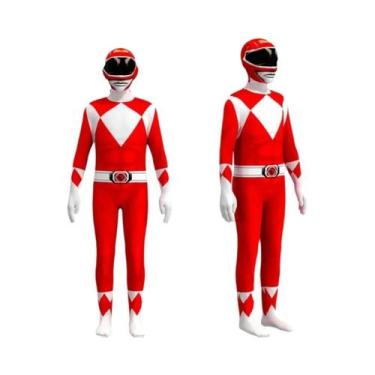 Imagem de Fantasia Power Rangers Samurai - Cosplay com Máscara e Macacão para Ha