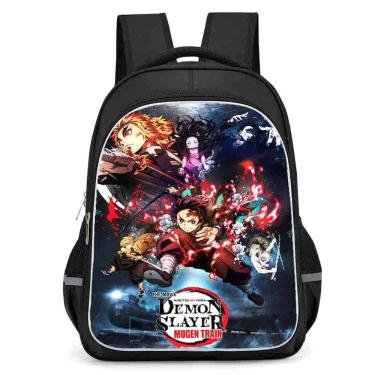Imagem de Mochila Demons Slayers Kamados Tanjirous Anime School 30cm