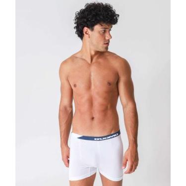 Imagem de Cueca Masculina Boxer DUOMO Branco-70175, Branco, P