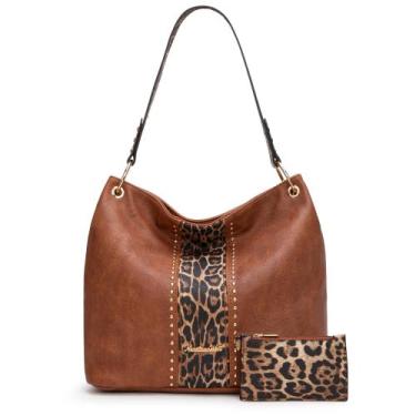 Imagem de Bolsa de ombro Montana West MWC-1031BR-LP Cow Print para mulheres
