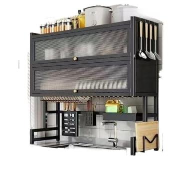 Imagem de Escorredor De Louça Suspenso Organizador Louça(E 3 andares 2 portas105cm)