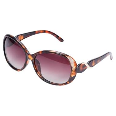 Imagem de Generic Óculos de sol grandes polarizados para mulheres, tamanho grande, estilo Jackie O, Casco de tartaruga/marrom gradiente