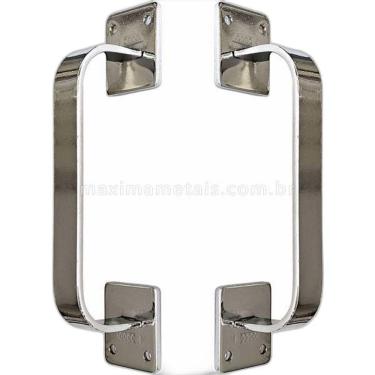 Imagem de Puxador Duplo Rustico Colonial Porta Pivotante Ou Correr