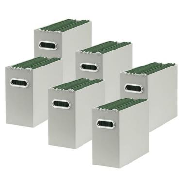 Imagem de Organizador de arquivos Oterri Papelão dobrável tamanho carta 31x13x25