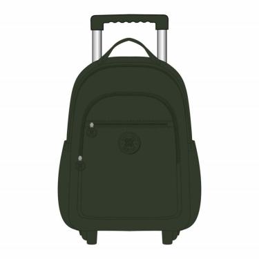 Imagem de Mochila de Rodas Trendy - Verde Militar XERYUS IMPORTACAO E