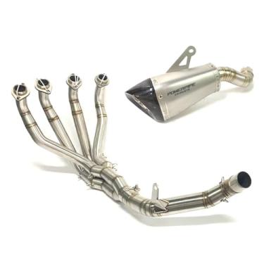 Imagem de Escapamento Esportivo Z900 Ponteira Full Inox ou Colorida Estilizada 17-19 (Inox c/Ponteira de Fibra de Carbono)