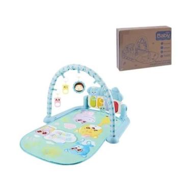 Imagem de Tapete De Atividades Para Bebês Recém-Nascidos Com Rack De Ginástica, 
