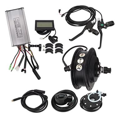 Imagem de KIMISS Kit de Conversão de Roda Dianteira de Bicicleta Elétrica 48V 500W Motor de Acionamento Frontal Com Display LCD3 e Sensor de Assistência de Energia para Atualização DIY de E-bike (Para raios