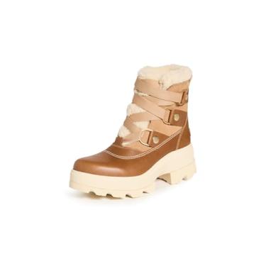 Imagem de Sorel Bota feminina confortável Joan Frwd impermeável para inverno, Tawny Buff/Honey White, 40