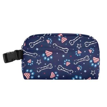 Imagem de TSENQUE Lancheira personalizada com estampa de pata, estrela óssea, para mulheres, meninas, lancheira masculina e infantil, lancheira para trabalho, portátil, floral, para alimentos, bolsa térmica