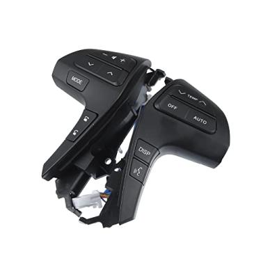 Imagem de ACROPIX Botão de controle de volume de cruzeiro para volante automotivo adequado para Toyota Hilux - Pacote com 1 preto