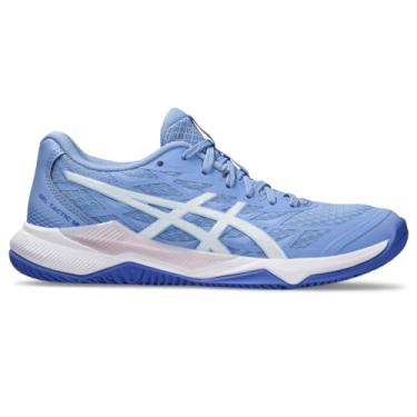 Imagem de ASICS Sapatos Femininos Gel-Tactic 12, Safira clara/branco, 6.5