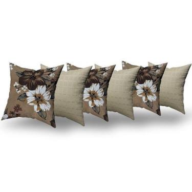 Imagem de Almofadas Decorativas 6 Unidades Com Ziper e Refil de Silicone - RT MA
