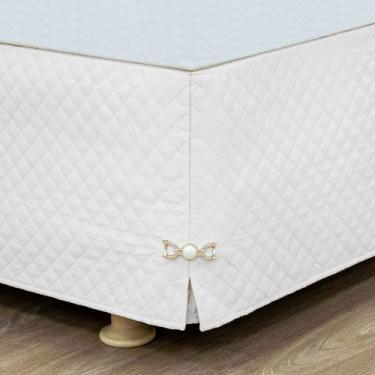 Imagem de Saia Box KIng Matelada Com Pingente - Rafaloro, Branco