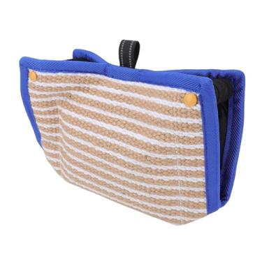 Imagem de GLOGLOW Cunha para Mordida de Cachorro, Travesseiro Resistente de Juta Com Costuras Duplas e 3 Alças Seguras, 13 X 8 Polegadas, Ideal para Cabo de Guerra e Treinamento de Filhotes para Raças Médias