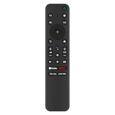 Imagem de Controle remoto de voz de substituição RMF-TX800U 1-013-691-22 adequado para Smart TV Sony 4K KD-65X85K KD-65X80K XR-75X95K XR-85X90K KD-55X85K KD-43X85K KD-43X80K XR-77A80K K KD-500 X85K KD-75X85K