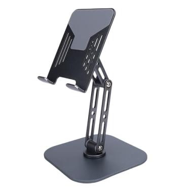 Imagem de Generic Suporte Ajustável para Tablet, Suporte de Mesa Resistente Em Liga de Alumínio Premium Com Rotação de 360° e Vários ângulos para Pro Air Mini, Tab, Kindle (Cinza)