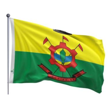 Imagem de Bandeira do Município de Guaíba Uma Face Estampada Tamanho 90x128cm - 
