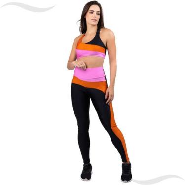 Imagem de Roupa De Academia  Calça + Top Ginástica Musculação Novidade - HYPE MO