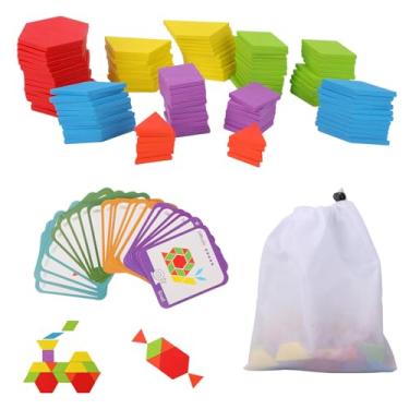 Imagem de Atividades para Idosos com Demência, Jogo Quebra-Cabeça Combinação Peças Madeira Idosos Jogos Memória para Pacientes com Alzheimer Produtos Terapia Cognitiva Presente Estimulação Visual