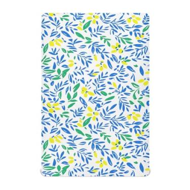 Imagem de Wassud Jogo de lençol de berço respirável para meninos e meninas, lençol com elástico neutro 68 x 99 cm