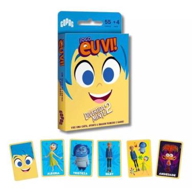 Imagem de Jogo Divertidamente 2 Eu Vi! Copag 55 Cartas Novo Infantil - Copag/Dis