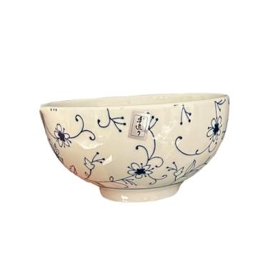 Imagem de Conjunto de pratos de arroz de cerâmica japonesa para casa dim sum personalidade - tigela barriguda de 15 cm