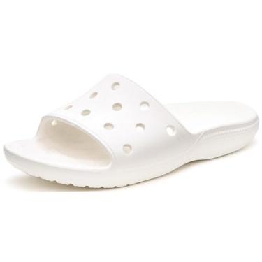 Imagem de Chinelo, Crocs, Classic Slide, Branco, 42, Adulto Unissex