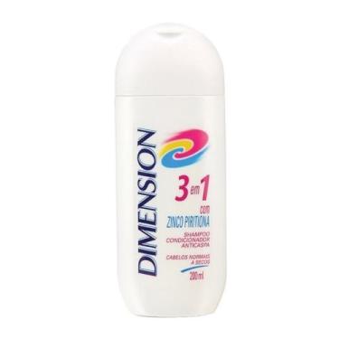 Imagem de Shampoo Dimension Anticaspa 3 em 1 Cabelos Secos 200ml